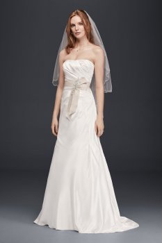 A-Line Strapless OP1292 Style Wedding Dress